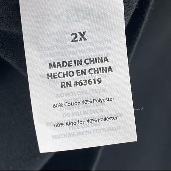 Bebe Sport Women’s Colorful Logo Short Sleeve Colorblock Boxy Tee 2X & 3X - Picture 10 of 13